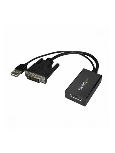 Адаптер DisplayPort към DVI Startech DVI2DP2              Черен