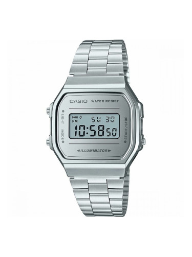 Мъжки часовник Casio A168WEM-7EF Сив Сребрист