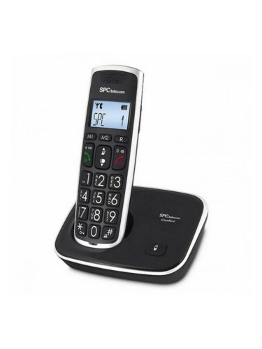 Безжичен телефон Telecom 7608N DECT Черен