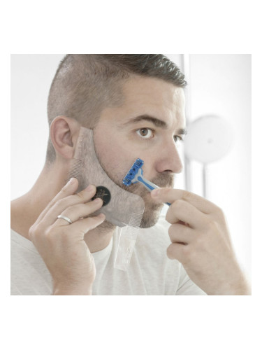 шаблона за оформяне на брада Hipster Barber InnovaGoods