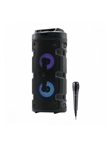 Тонколони с блутут и микрофон Караоке ELBE ALT-88 10W Черен