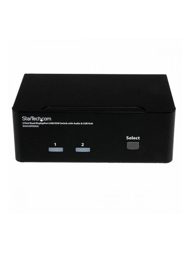 Прекъсвач KVM с 2 порта Startech SV231DPDDUA Черен