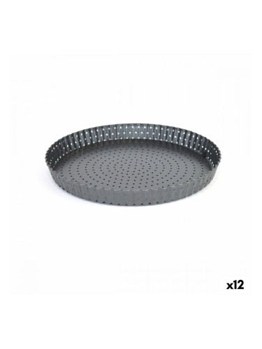 Форма за Торта Quttin перфориран Подвижен 28 x 3 cm (12 броя)