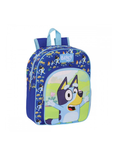 Училищна чанта Bluey Морско син 28 x 34 x 10 cm