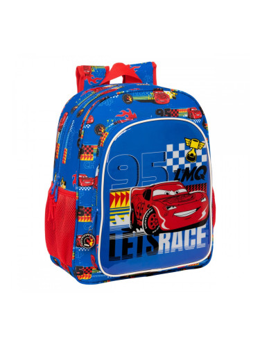 Училищна чанта Cars Race ready Син 32 X 38 X 12 cm