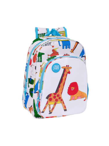 Училищна чанта Algo de Jaime Бял 26 x 34 x 11 cm