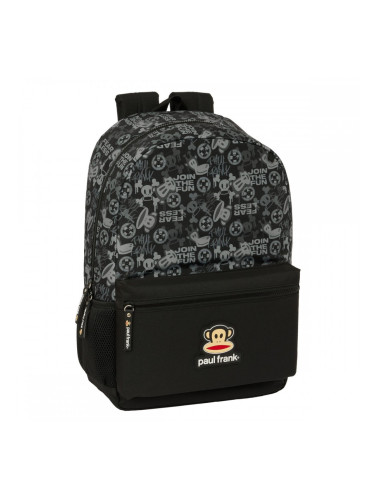 Училищна чанта Paul Frank Join the fun Черен 30 x 46 x 14 cm