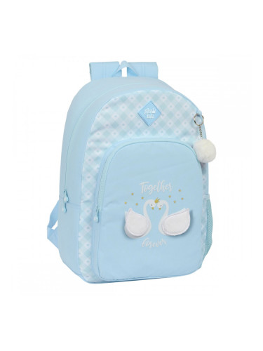 Училищна чанта Glow Lab Cisnes Син 30 x 46 x 14 cm