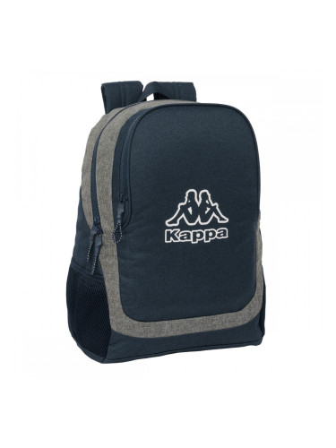 Училищна чанта Kappa Dark navy Сив Морско син 32 x 44 x 16 cm