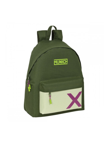 Училищна чанта Munich Bright khaki Зелен 33 x 42 x 15 cm