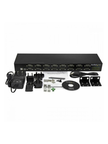 USB извод Startech ICUSB23216FD Черен USB-RS232