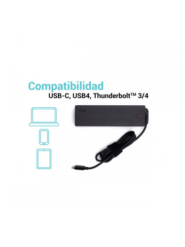 Преносимо зарядно устройство i-Tec CHARGER-C100W Черен