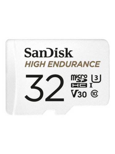 Карта памет SANDISK High Endurance micro SDHC UHS-I, A1, SD Адаптер, 3