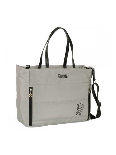 Чанта Minnie Mouse Teen Sand Подложка Сив 40 x 31 x 17 cm
