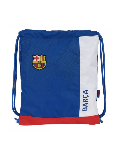 Раница с връвка F.C. Barcelona Син Кестен 35 x 40 x 1 cm