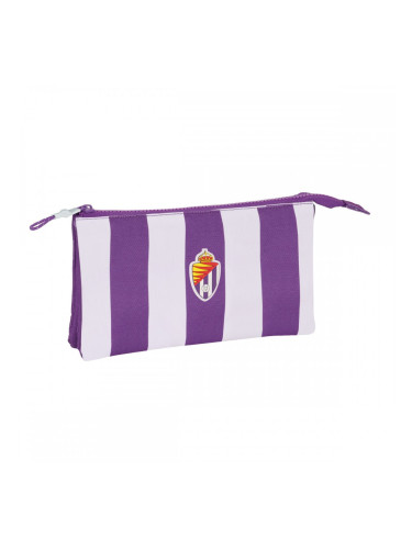 Двоен Моливник Real Valladolid C.F. Лилав 22 x 12 x 3 cm