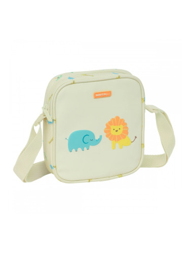 Чанта за Рамо Safta Джунгла Бежов 16 x 18 x 4 cm