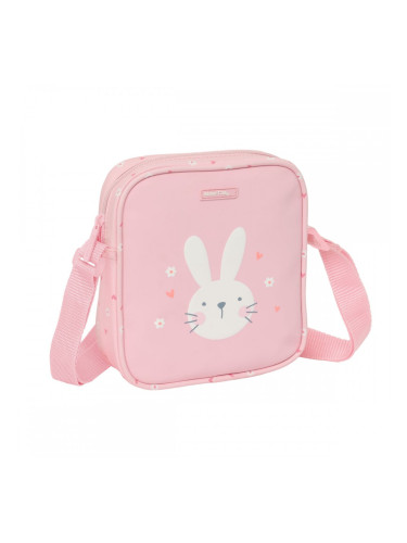 Чанта за Рамо Safta Заек Розов 16 x 18 x 4 cm