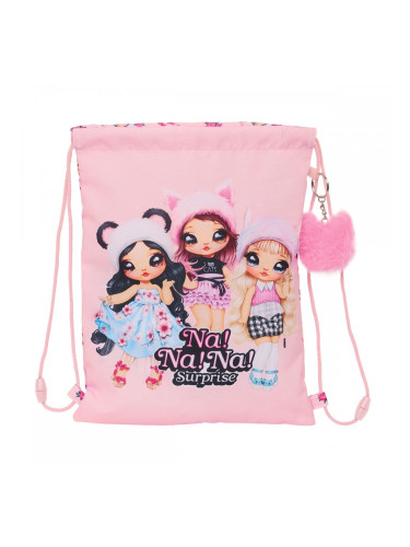 Раница с връвка Na!Na!Na! Surprise Fabulous Розов 26 x 34 x 1 cm
