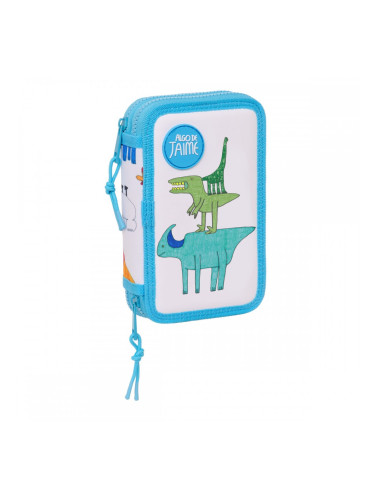 Двоен Несесер Algo de Jaime Бял 12.5 x 19.5 x 4 cm (28 Части)