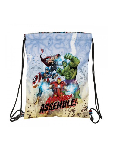 Раница с връвка The Avengers Forever Многоцветен 26 x 34 x 1 cm