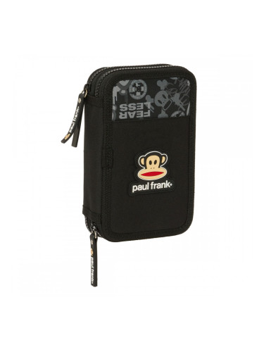 Двоен Несесер Paul Frank Join the fun Черен 12.5 x 19.5 x 4 cm (28 Части)