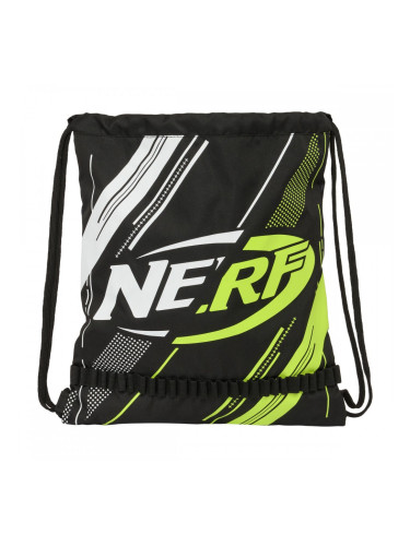 Раница с връвка Nerf Get ready Черен 35 x 40 x 1 cm