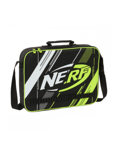 Ученическа Чанта Nerf Get ready Черен 38 x 28 x 6 cm