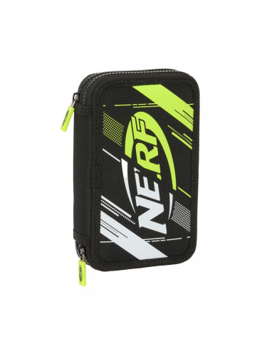 Двоен Несесер Nerf Get ready Черен 12.5 x 19.5 x 4 cm (28 Части)
