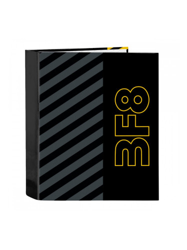 Папка с пръстени BlackFit8 Zone Черен A4 27 x 33 x 6 cm