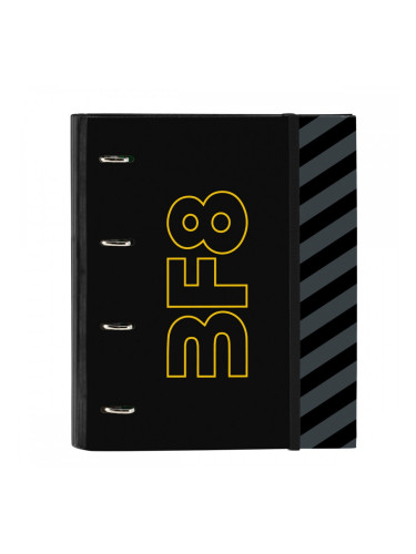 Папка с пръстени BlackFit8 Zone Черен 27 x 32 x 3.5 cm