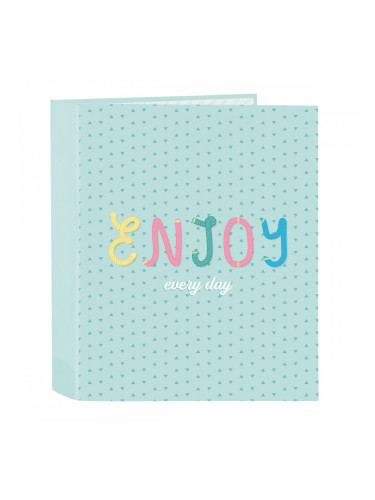 Папка с пръстени BlackFit8 Enjoy Зелен A4 27 x 33 x 6 cm
