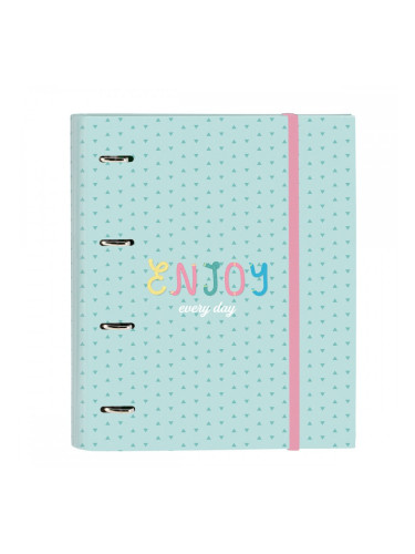 Папка с пръстени BlackFit8 Enjoy Зелен 27 x 32 x 3.5 cm
