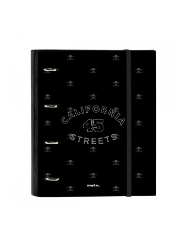 Папка с пръстени Safta California Черен 27 x 32 x 3.5 cm