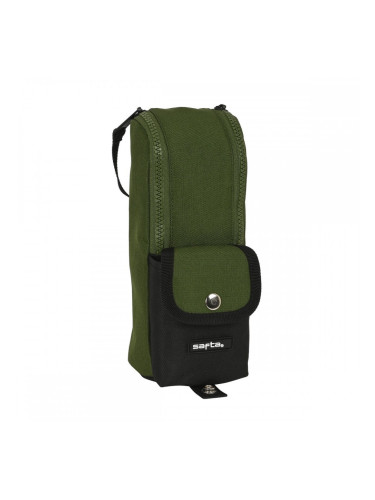 Ученически несесер Safta Dark forest Черен Зелен 6 x 21 x 6 cm