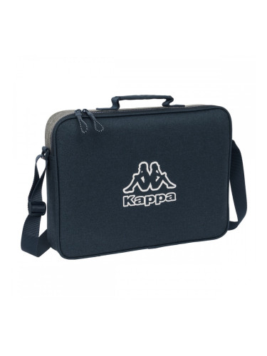 Ученическа Чанта Kappa Dark navy Сив Морско син 38 x 28 x 6 cm