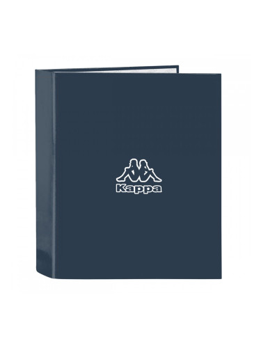 Папка с пръстени Kappa Dark navy Морско син A4 27 x 33 x 6 cm
