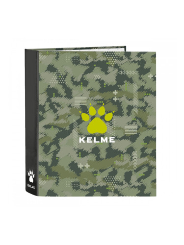 Папка с пръстени Kelme Travel Черен Зелен A4 27 x 33 x 6 cm