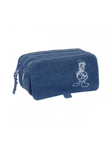 Троен Моливник Donald Син 21,5 x 10 x 8 cm