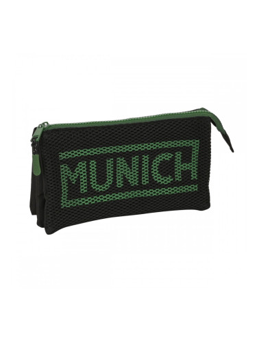 Троен Моливник Munich Caviar Черен 22 x 12 x 3 cm