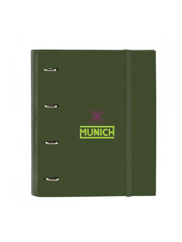 Папка с пръстени Munich Bright khaki Зелен 27 x 32 x 3.5 cm