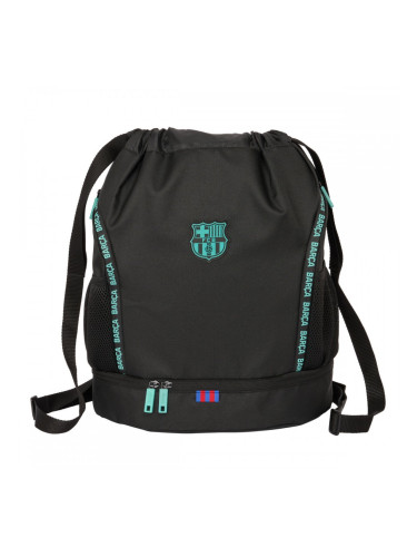 Детска Rаница Чувал F.C. Barcelona Черен 35 x 40 x 1 cm