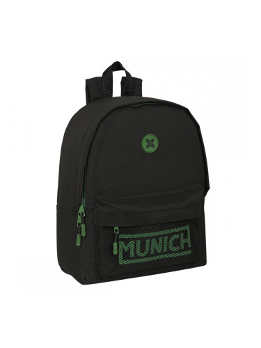 Раница за лаптоп Munich Caviar Черен 31 x 40 x 16 cm