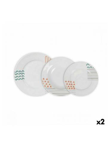 Кухненски комплект La Mediterránea Veronique Кръгъл 12 Части (2 броя)