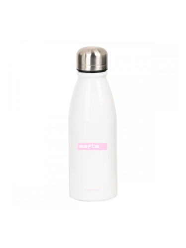 Бутилка за вода Safta Бял 500 ml