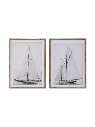 Картина DKD Home Decor 60 x 2.5 x 80 cm 60 x 2,5 x 80 cm Платноходка (2 броя)