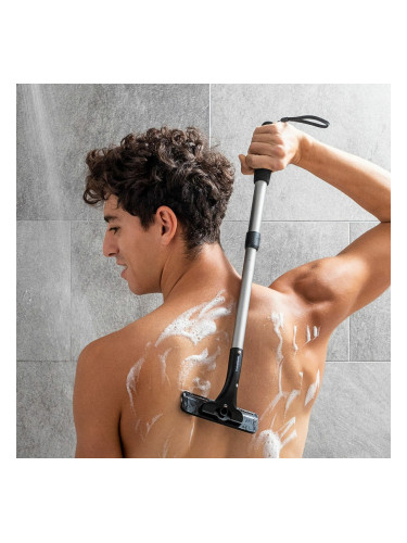 Самобръсначка за Гръб и Тяло с Разтегателна Дръжка Extaver InnovaGoods