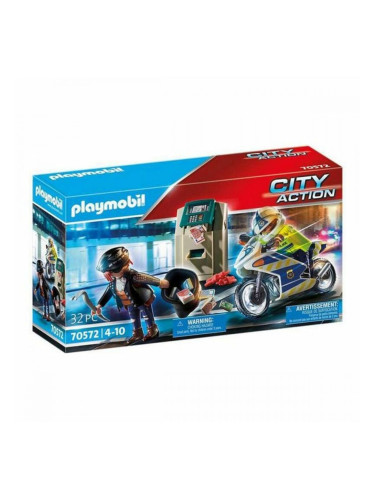 Playset City Action Police Motorbike Playmobil 70572 (32 pcs)