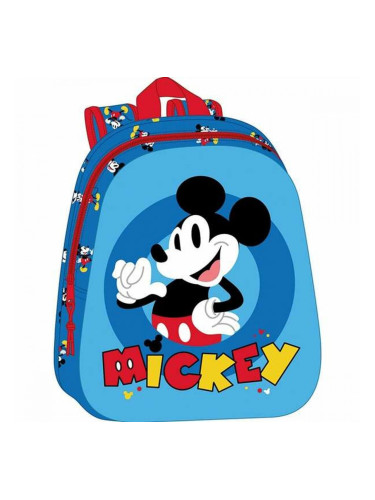 Училищна чанта Mickey Mouse Clubhouse Син 27 x 33 x 10 cm