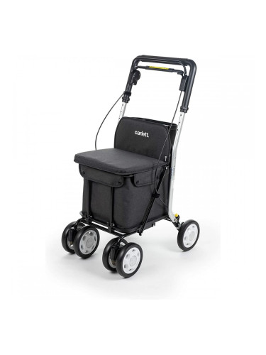 Количка за зеленчуци Carlett COMFORT VOLCANO Черен Алуминий